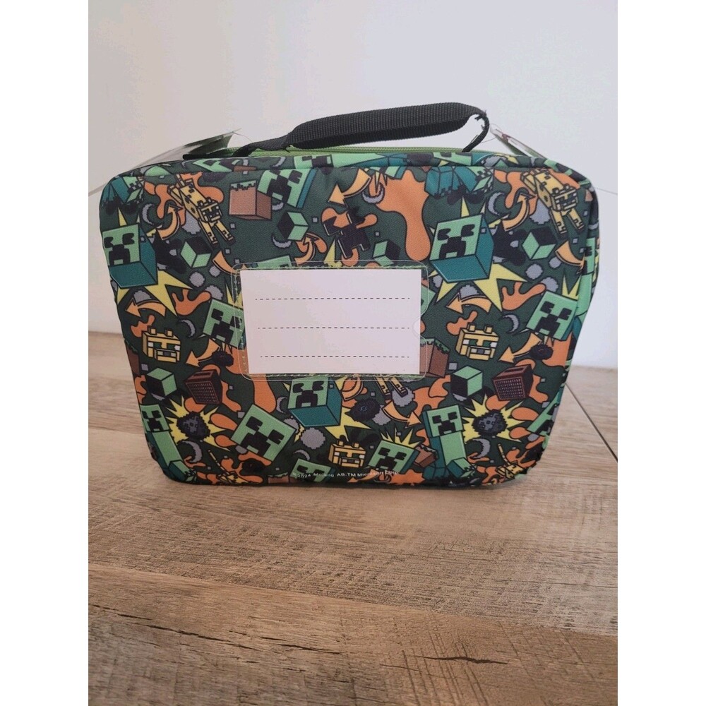 Minecraft Insulated Lunch bag with 10oz Hot food container